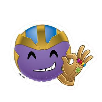 Thanos Marvel Sticker - www.entertainmentstore.in