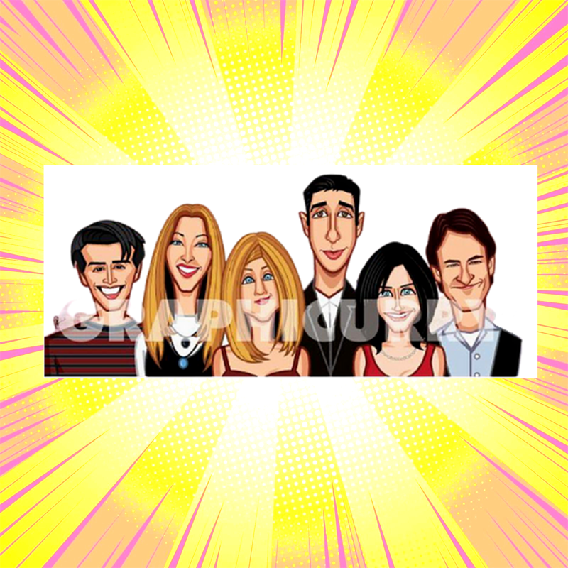 Tribute To Friends 2nd Edition Wall Art Laminate - www.entertainmentstore.in