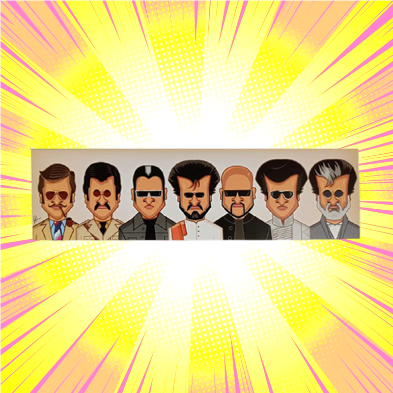 Evolution Of Rajini A4 Laminate - www.entertainmentstore.in