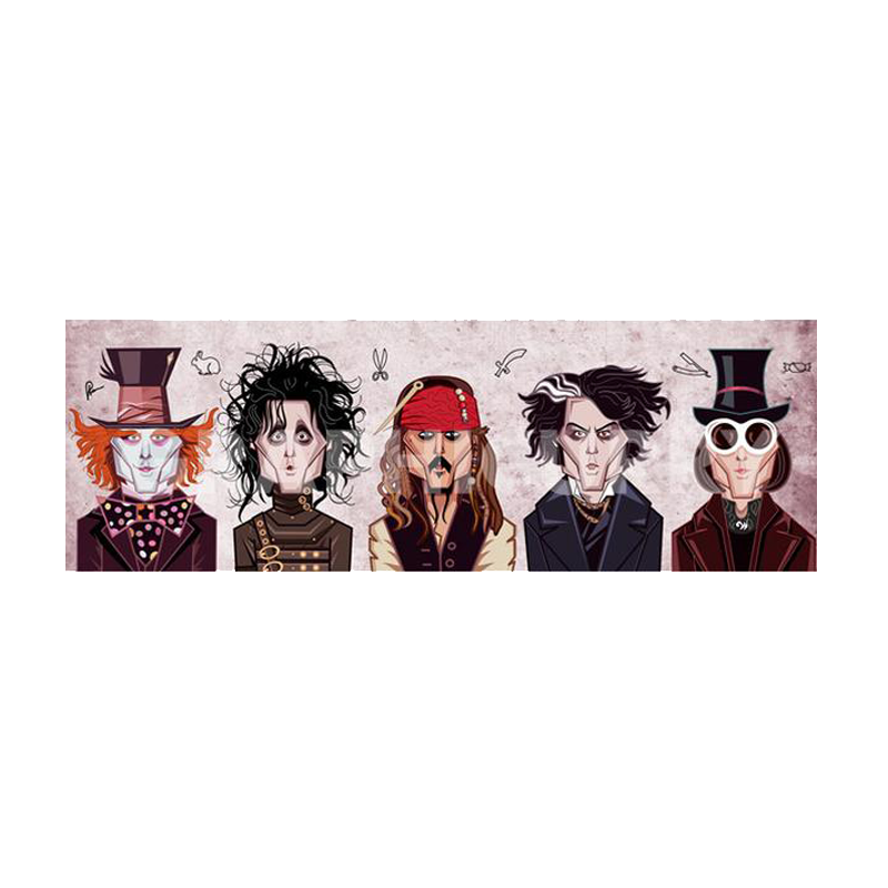 Johnny Depp Tribute A3 Laminate Graphicurry - www.entertainmentstore.in