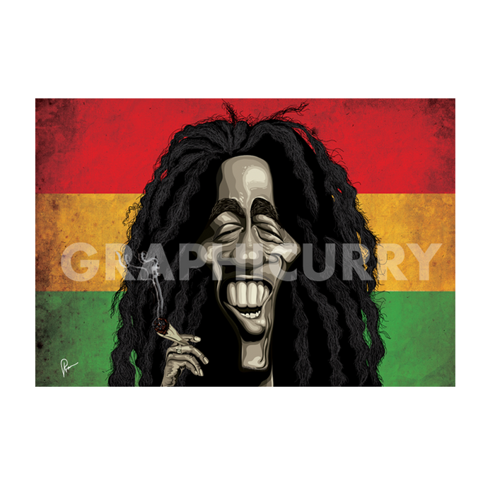 Bob Marley A4 Laminate - www.entertainmentstore.in