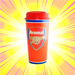 Arsenal F.C. Travel Plastic Bottle/Mug Crest - www.entertainmentstore.in