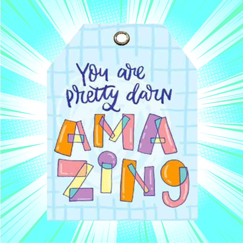 Pretty Darn AmazingGift Tag Of 10Pcs - www.entertainmentstore.in