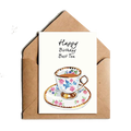 Happy Birthday Best Tea Greeting Card - www.entertainmentstore.in