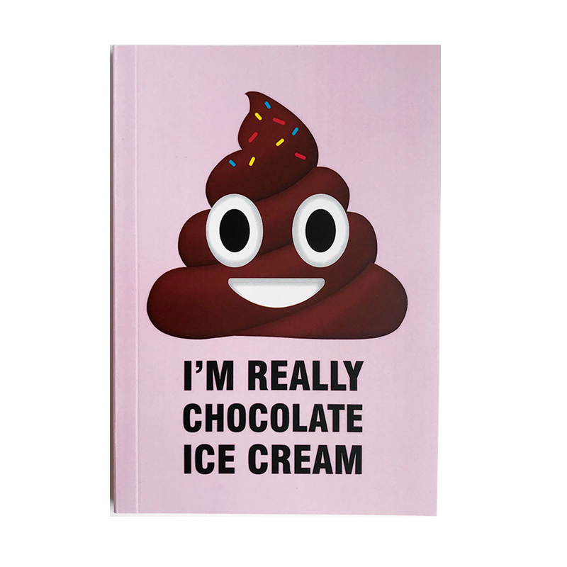 Poop Im Really Chocolate Ice Notebook - www.entertainmentstore.in