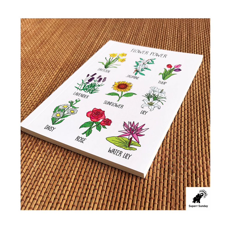 Flower Power Notebook - www.entertainmentstore.in