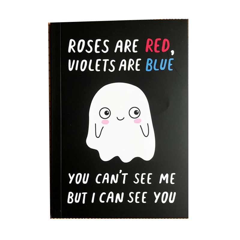 Funny Ghost Roses Are Red Notebook - www.entertainmentstore.in