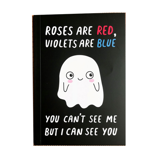 Funny Ghost Roses Are Red Notebook - www.entertainmentstore.in