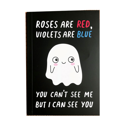 Funny Ghost Roses Are Red Notebook - www.entertainmentstore.in