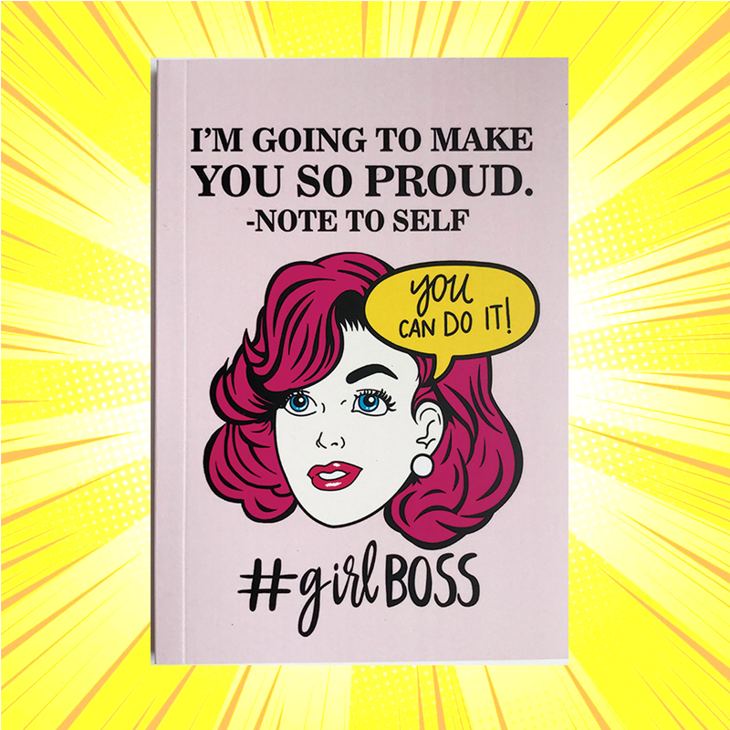 Girl Boss Pink Make Proud Notebook - www.entertainmentstore.in