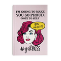Girl Boss Pink Make Proud Notebook - www.entertainmentstore.in