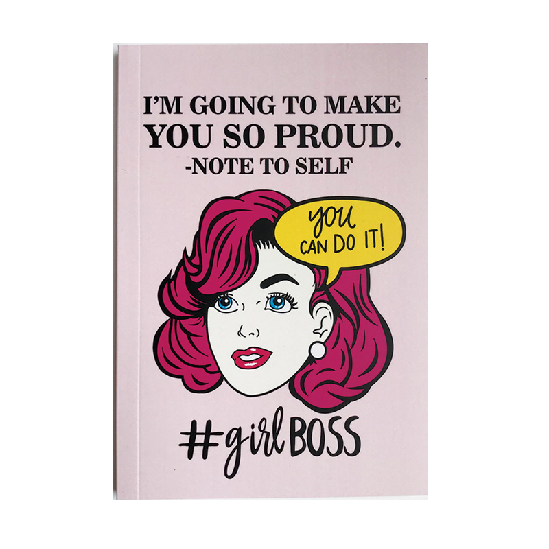 Girl Boss Pink Make Proud Notebook - www.entertainmentstore.in