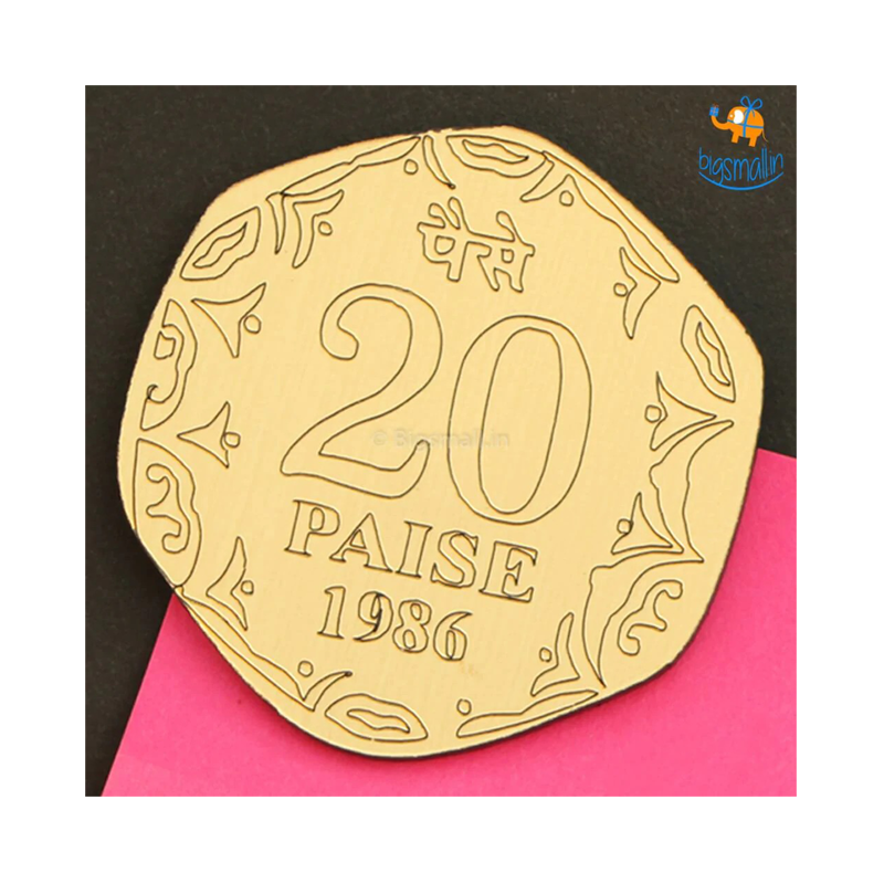 20 Paise Coaster - www.entertainmentstore.in