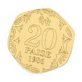 20 Paise Coaster - www.entertainmentstore.in