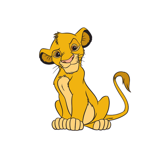 Lion King Simba Sticker - www.entertainmentstore.in