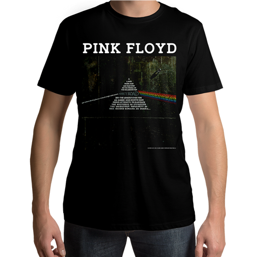 Pink Floyd The Dark Side Of The Moon Distressed Mens T Shirt - www.entertainmentstore.in