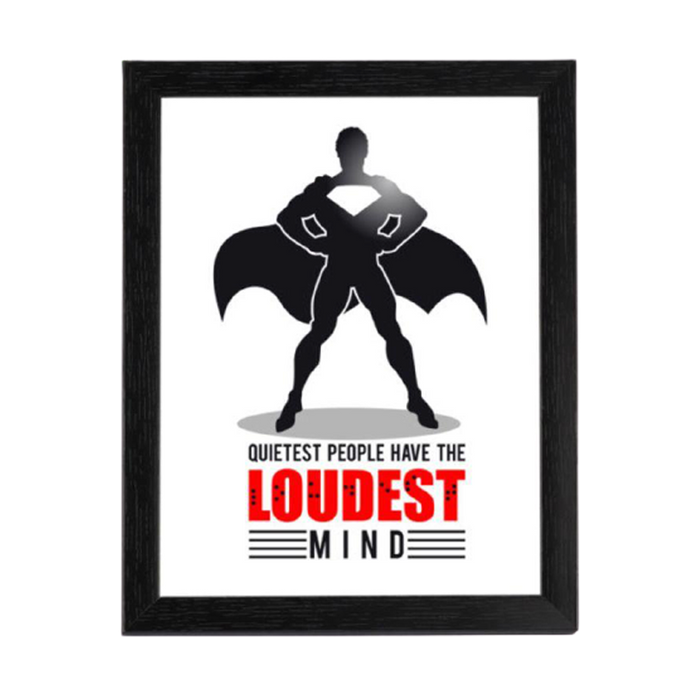 Loudest Mind Art Frame - www.entertainmentstore.in