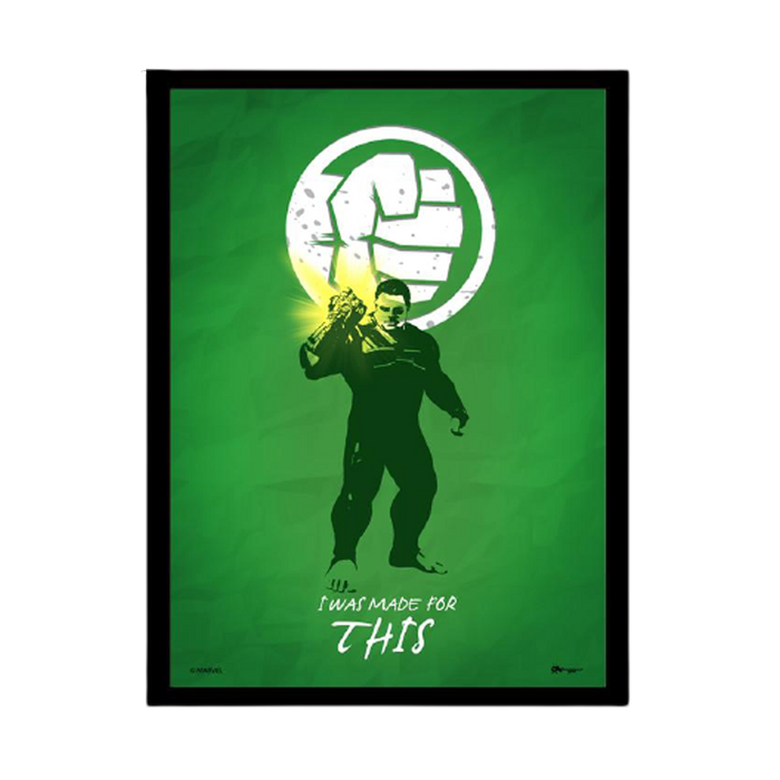 Hulk Minimal Framed Poster - www.entertainmentstore.in