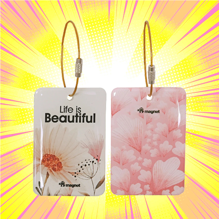 Life Is Beautiful Bag Tags - www.entertainmentstore.in