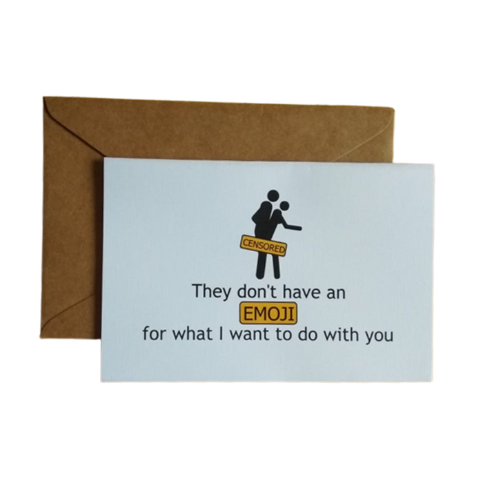 Dont Have An Emoji Greeting Card - www.entertainmentstore.in