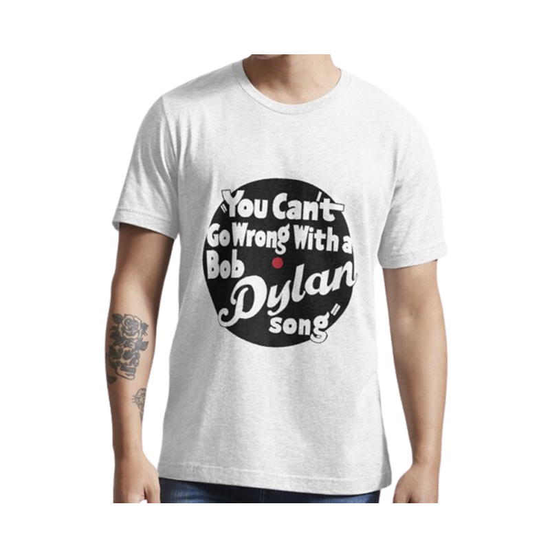 Bob Dylan You Cant Go Wrong Black T Shirt - www.entertainmentstore.in