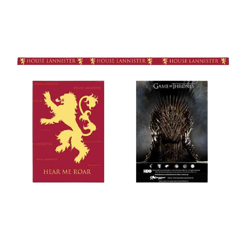 Game of Thrones House Lannister Lanyard - www.entertainmentstore.in