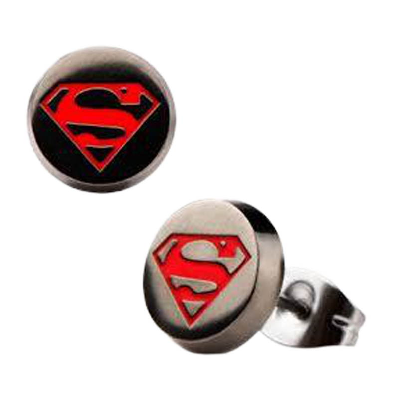 Superman Logo Studs - www.entertainmentstore.in