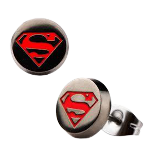 Superman Logo Studs - www.entertainmentstore.in